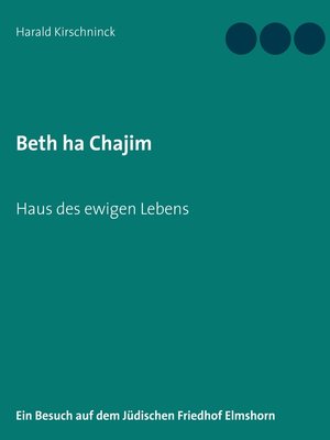 cover image of Beth ha Chajim